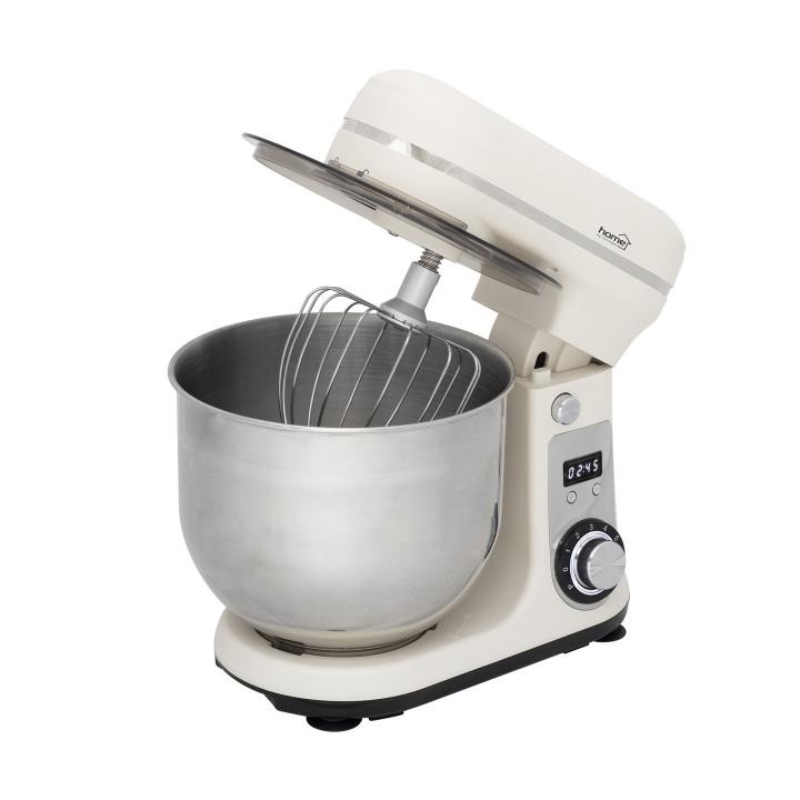 Robot de bucatarie, bol otel inoxidabil, 6L, 800 W, 6 trepte de viteza, afisaj LED, picioare cu ventuza - imagine 6
